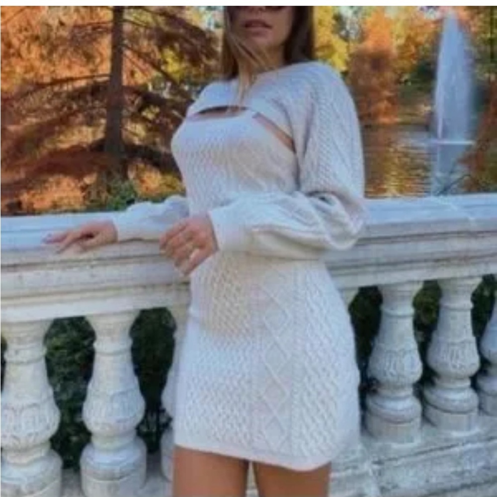 House of Harlow Two Piece Sweater Dress
